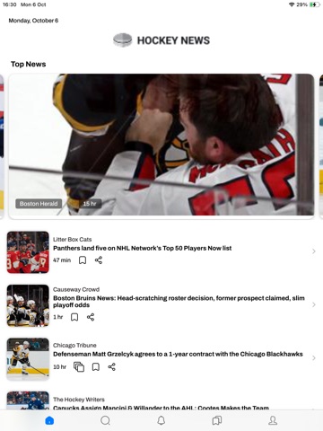 Hockey News, Scores & Videos screenshot