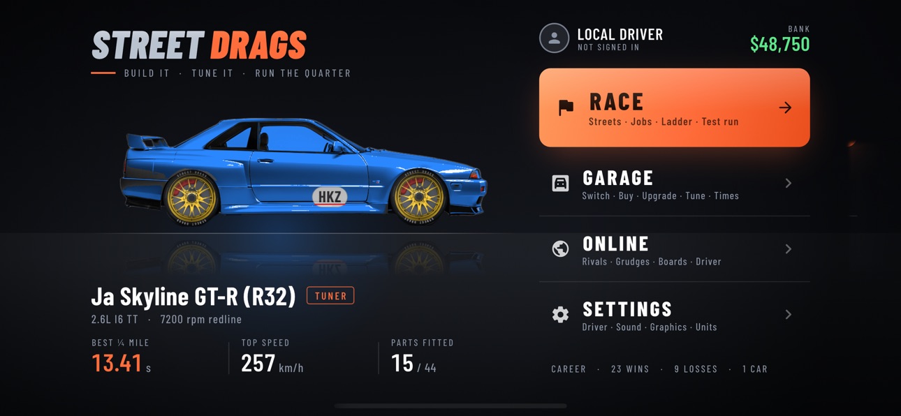 Screenshot 1 of Street Drags