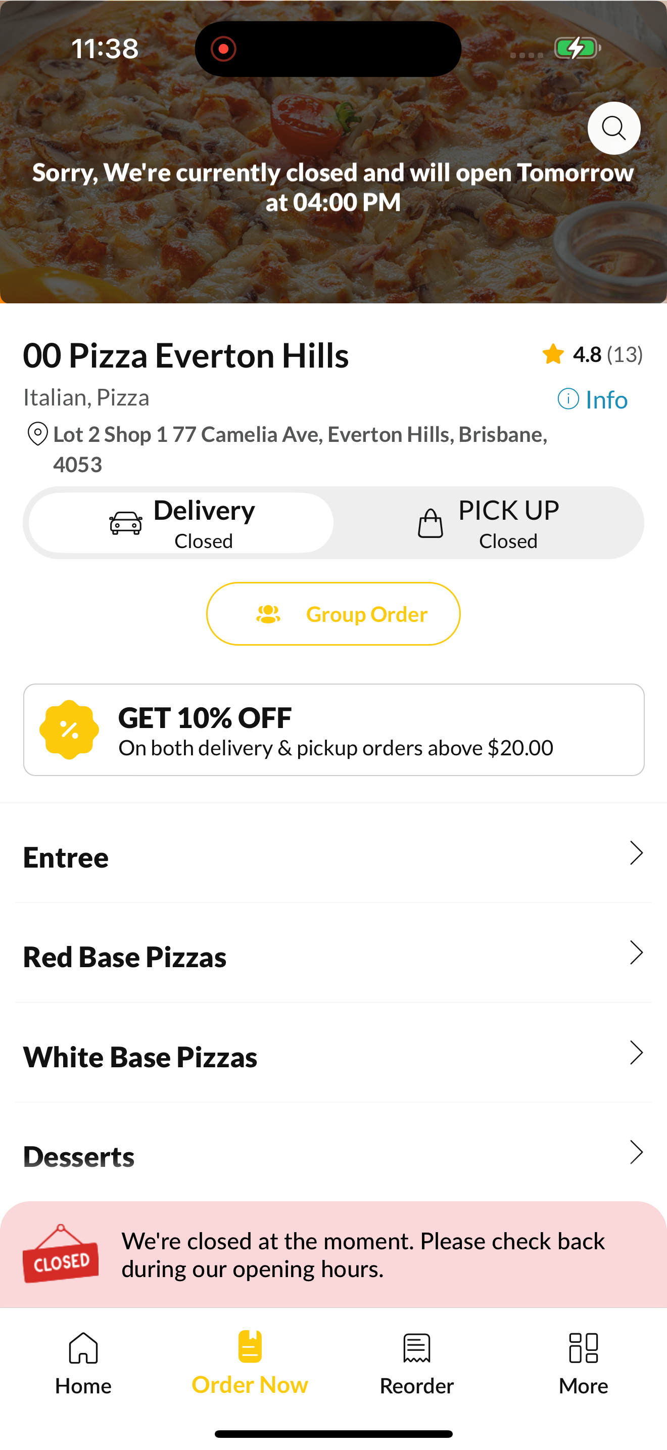 00 Pizza Everton Hills screenshot 2