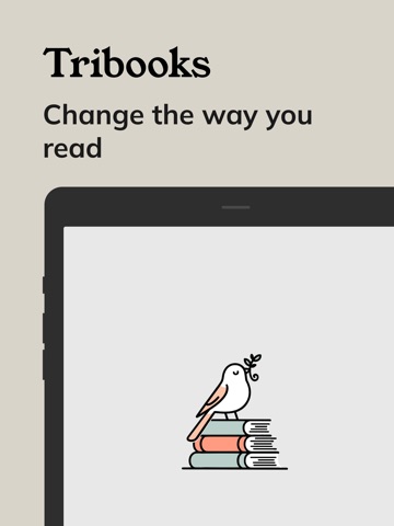 Tribooks: Ebook + Audiobook iPad screenshot