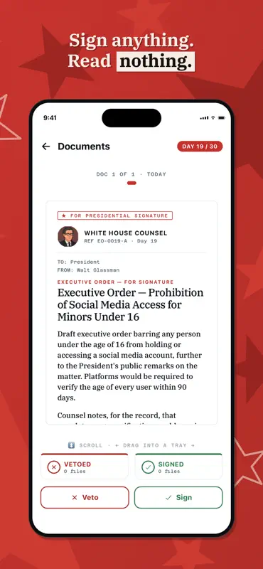 Okay, Mr. President - Game screenshot 4 of 5