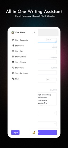ScriblyGo – AI Story Toolkit iPhone screenshot