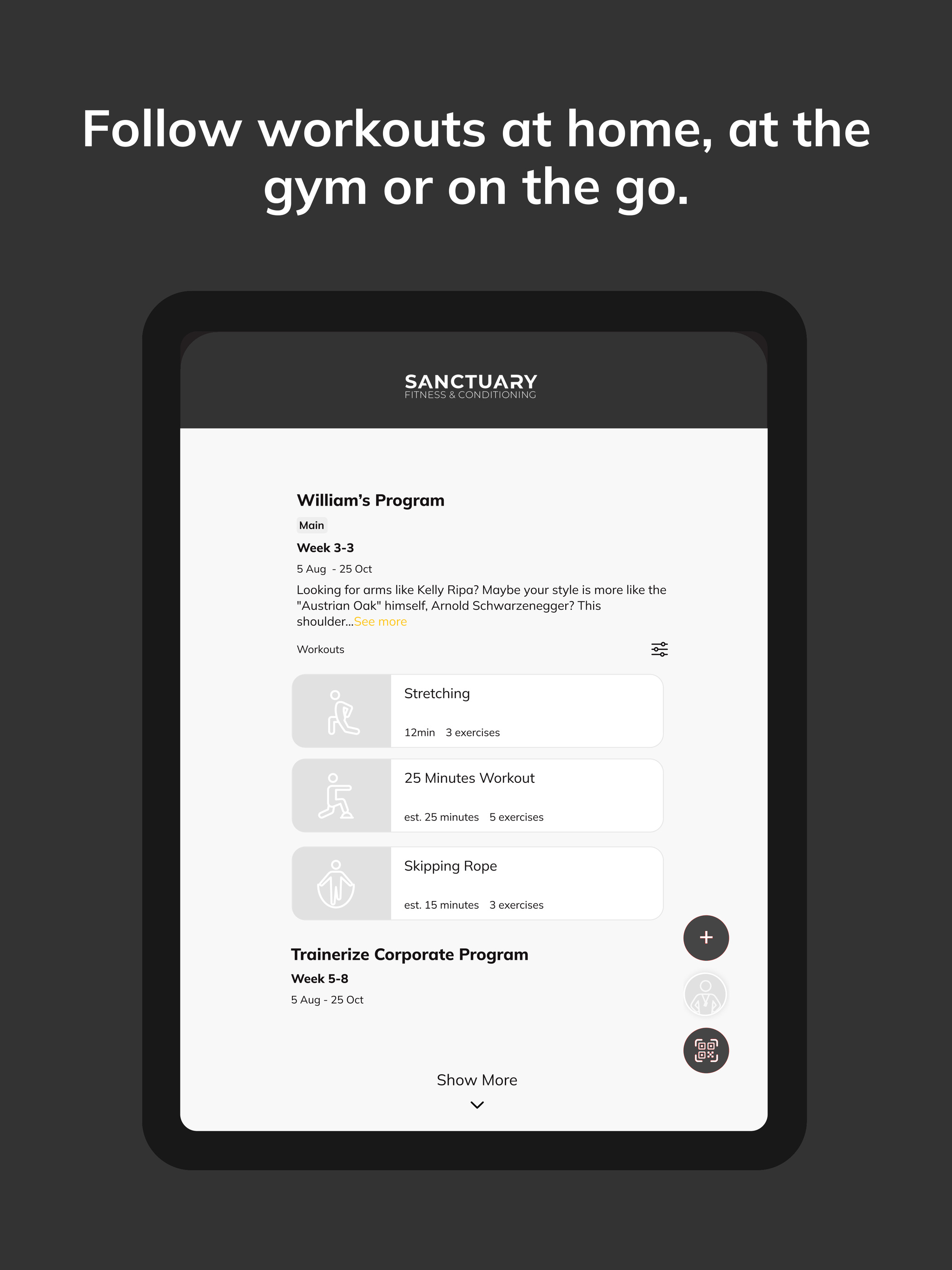 Sanctuary Fitness Online