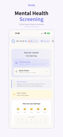 MindQ - Mood & Wellness Screenshot 2 of 6