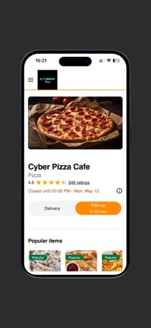 Cyber Pizza Cafe Screenshot 1 of 6