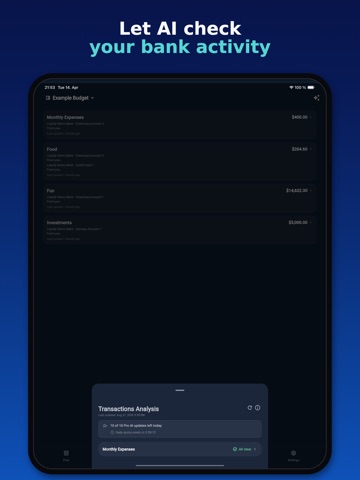 Liquify: Box Budget iPad screenshot