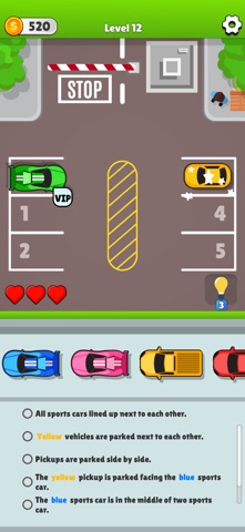 Parking Lot - Logic Puzzle screenshot