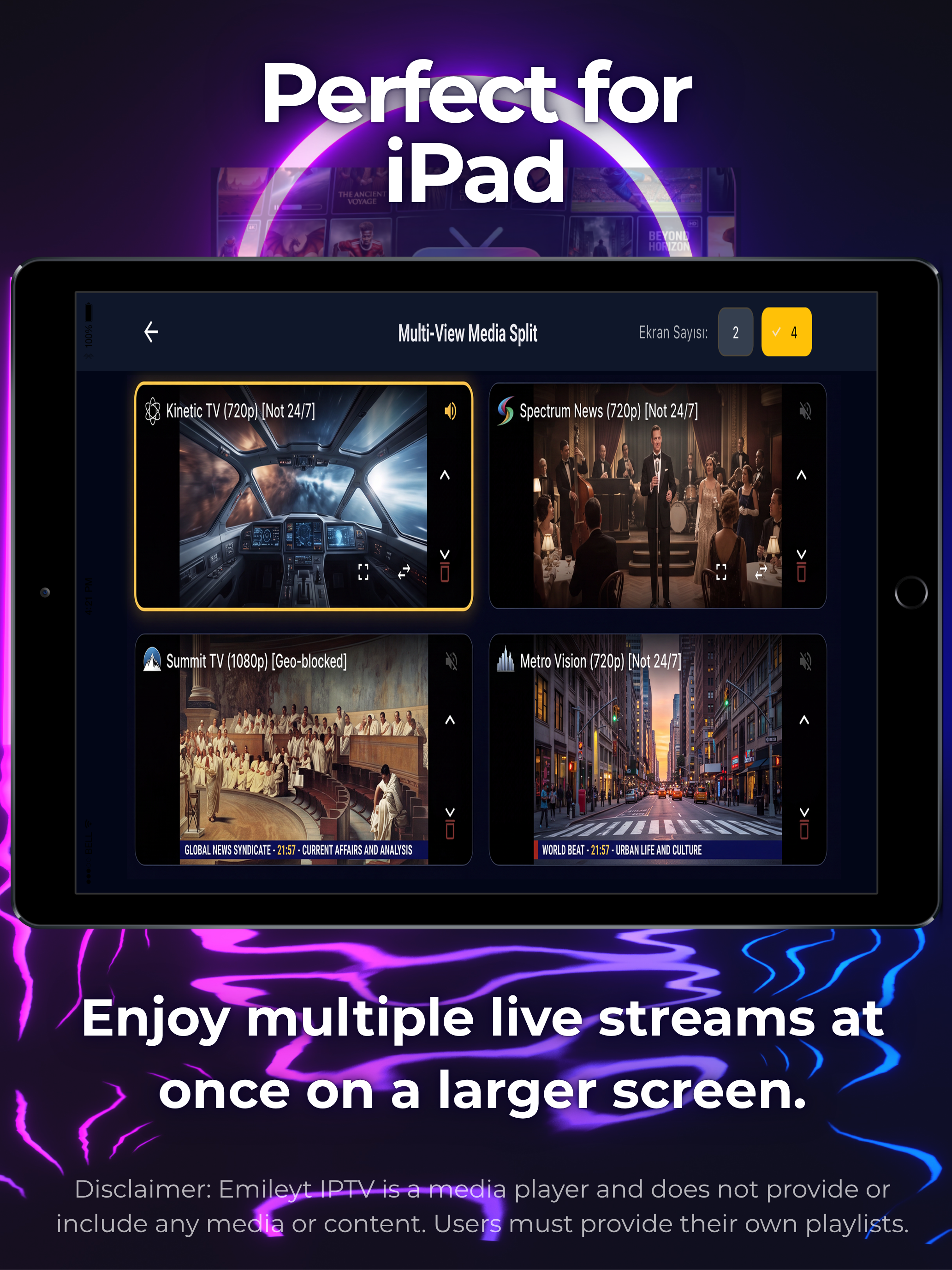 Emileyt IPTV & M3U Player screenshot 11