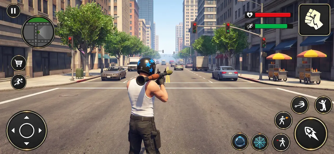 Screenshot #2 pour Real Grand City Crime War Game
