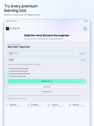ML_Engineering iPad screenshot