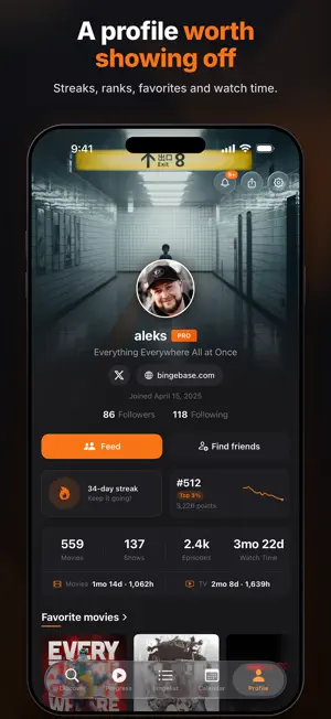 Bingebase: TV & Movie Tracker screenshot 4