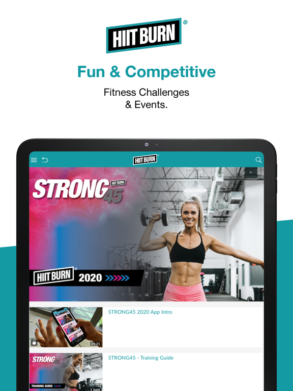 HIITBURN: Workouts From Home iPad screenshot 4 - Health & Fitness app