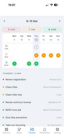 DueNext: Task Tracker screenshot