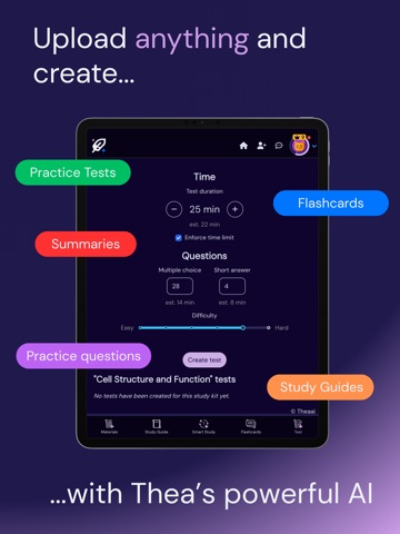 Thea: Study Smart iPad screenshot