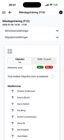 MyClub iPhone screenshot 8