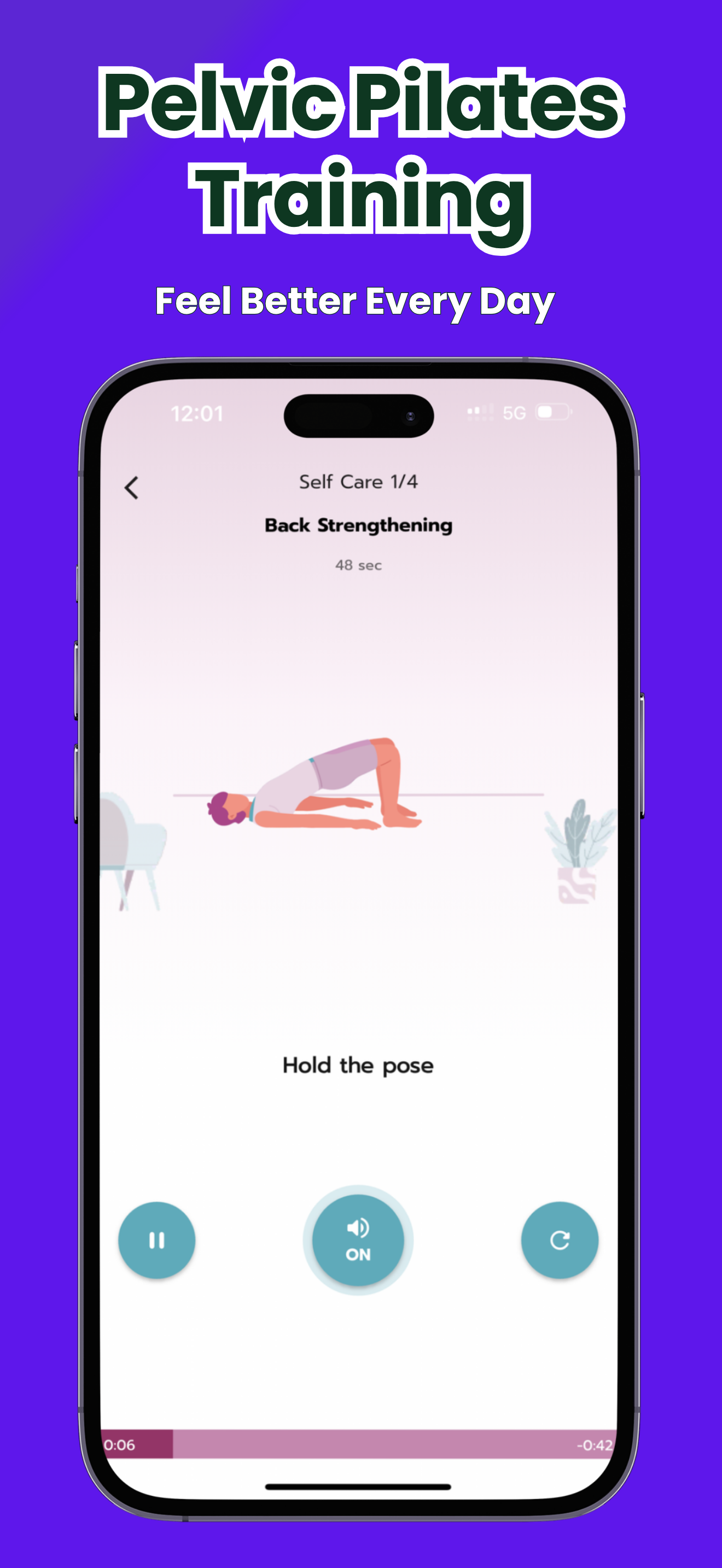 Women Pilates Workout at Home