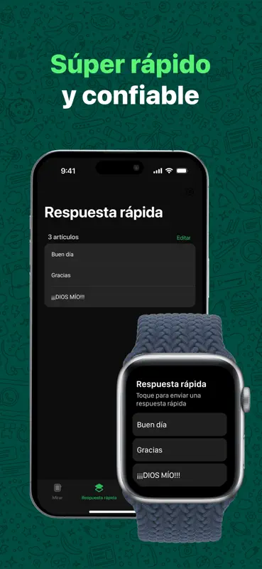 WatchsApp - Chats en tu Watch screenshot 6 of 6