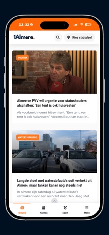 1Almere - Lokaal Nieuws iPhone screenshot 1