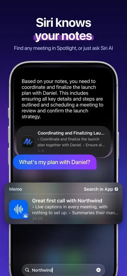 Memo - Transcribe Voice Notes ekran görüntüsü 6 / 6