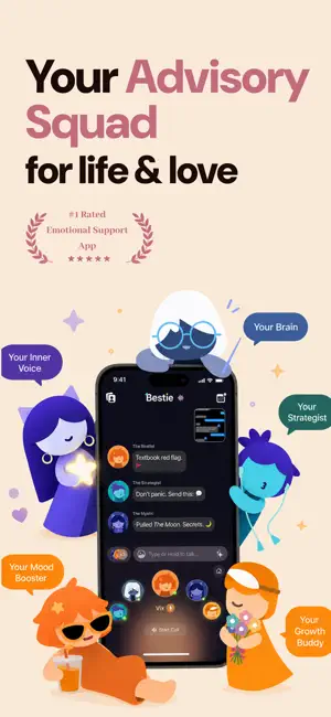 Bestie AI: Vent, Heal, Love screenshot 1