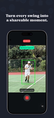 Racqee: Tennis AI Camera screenshot