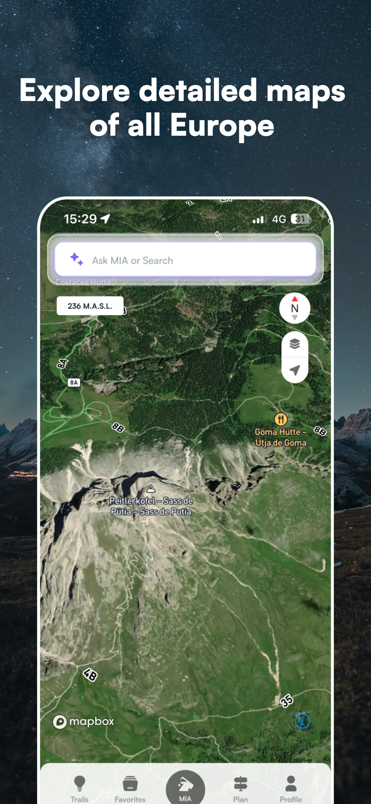 Mountain Maps: Hiking