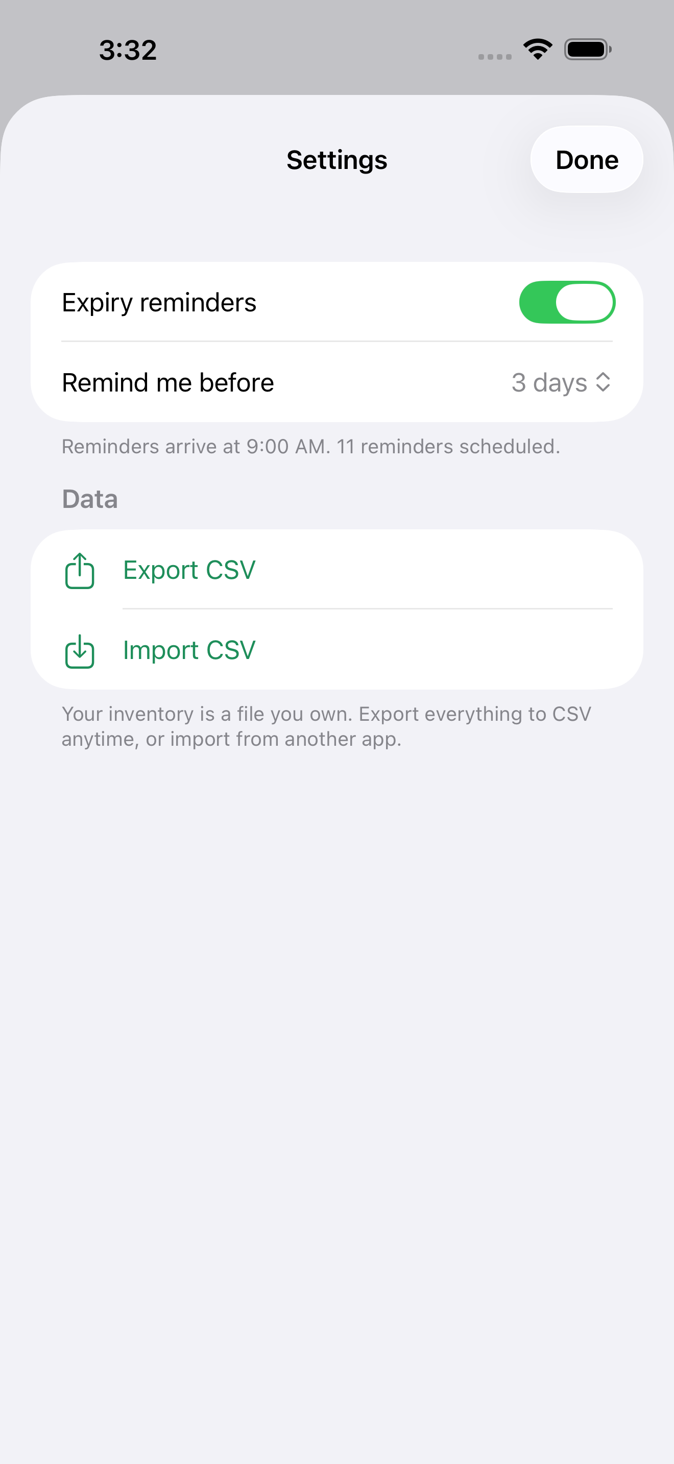 Pantry: Food Inventory List screenshot 3