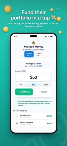 Kids Piggy Bank Management screenshot