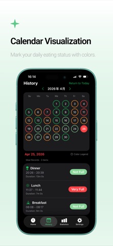Eat Enough: Fullness Tracker Screenshot 4 of 5