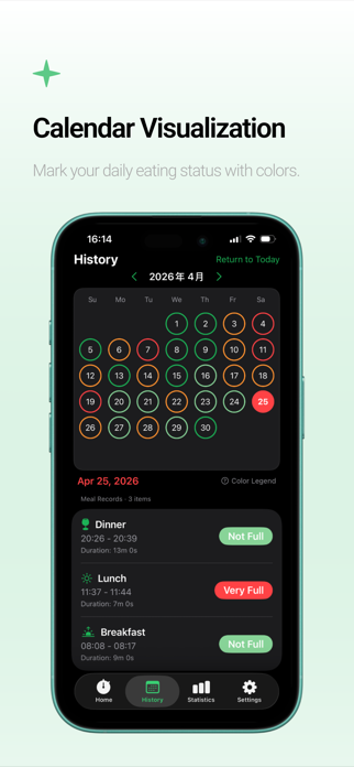 Eat Enough: Fullness Tracker Screenshot 4 of 5