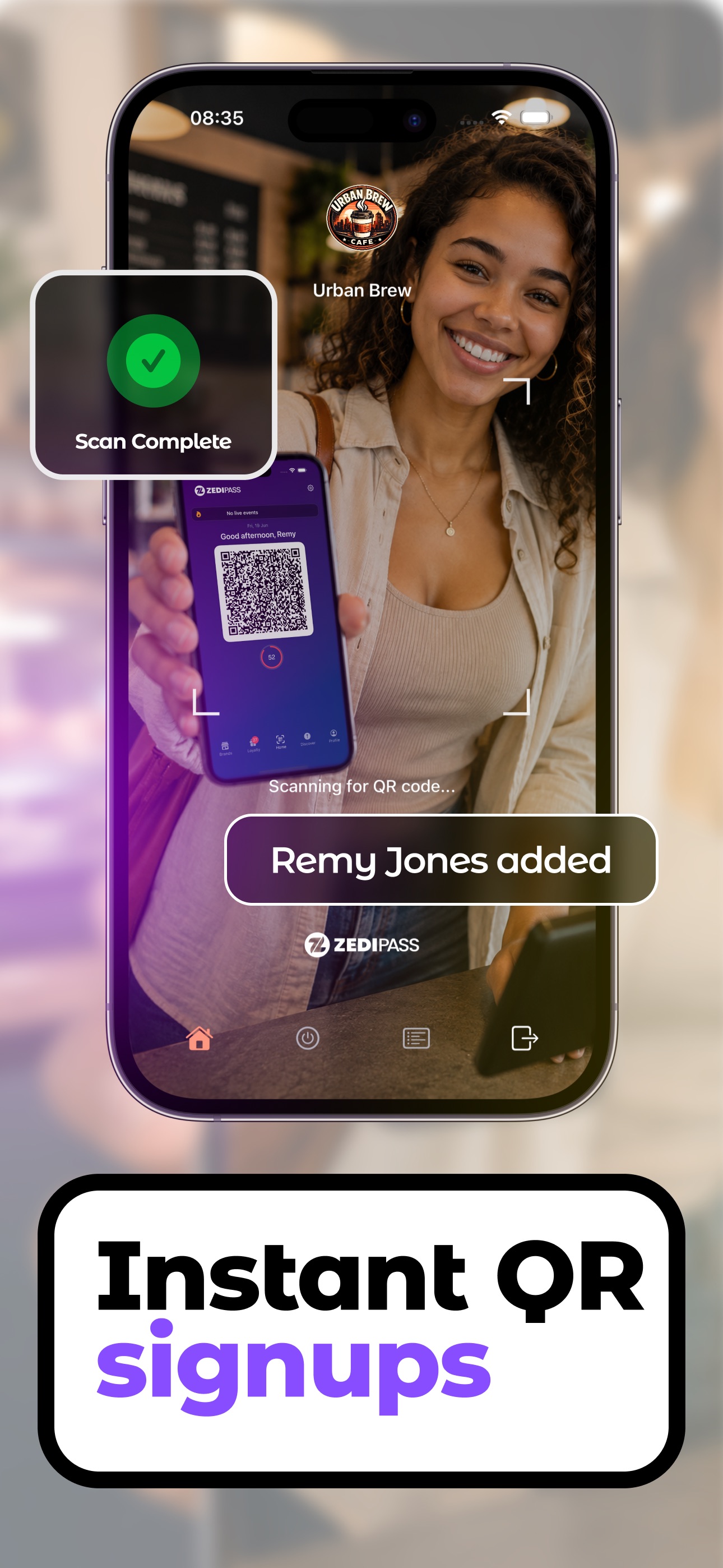 Screenshot 2 of ZediPass Business