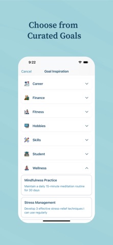 Journey Up: AI Goal Companion iPhone screenshot