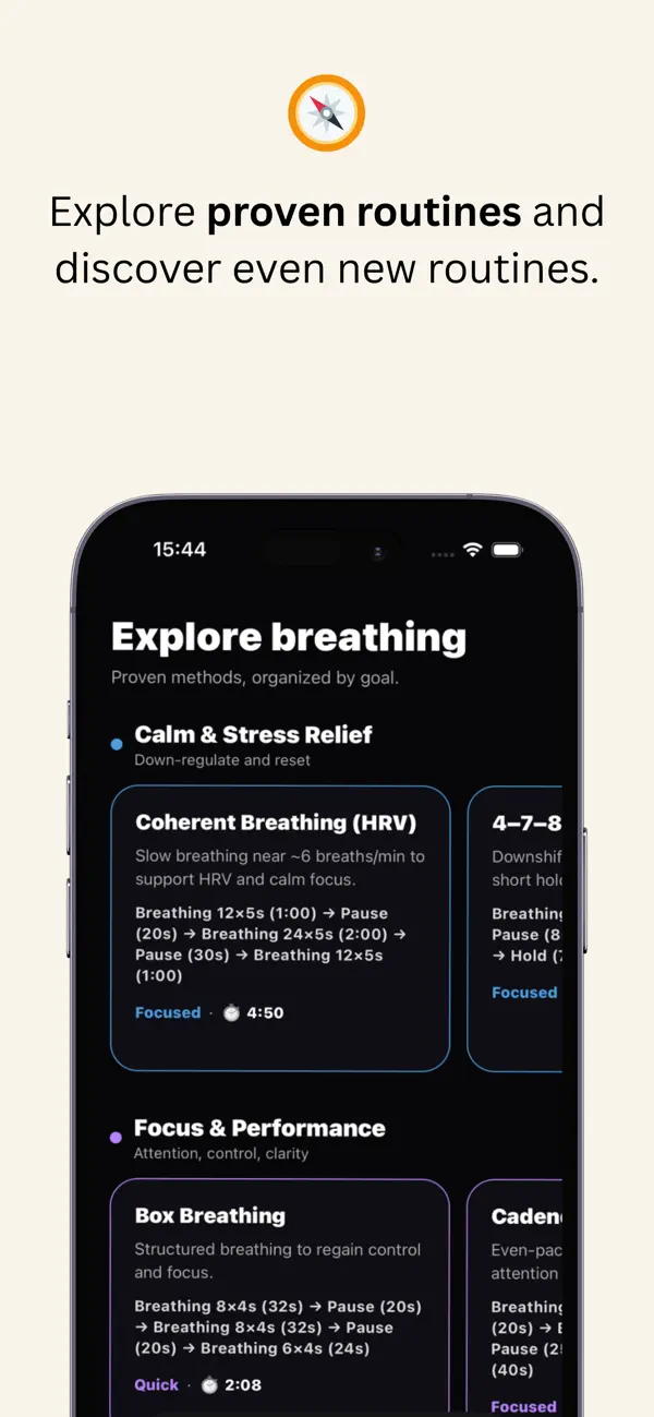 #6. Breath Routine (iOS) Przez: Ahmed Khelifi