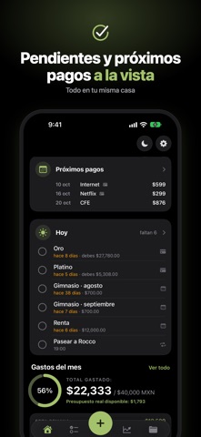 Palomea: gastos y tarjetas screenshot 1