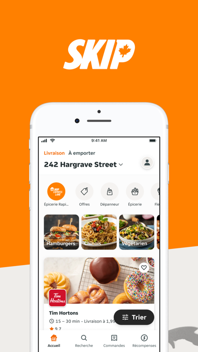 Screenshot #1 pour Skip - Livraison