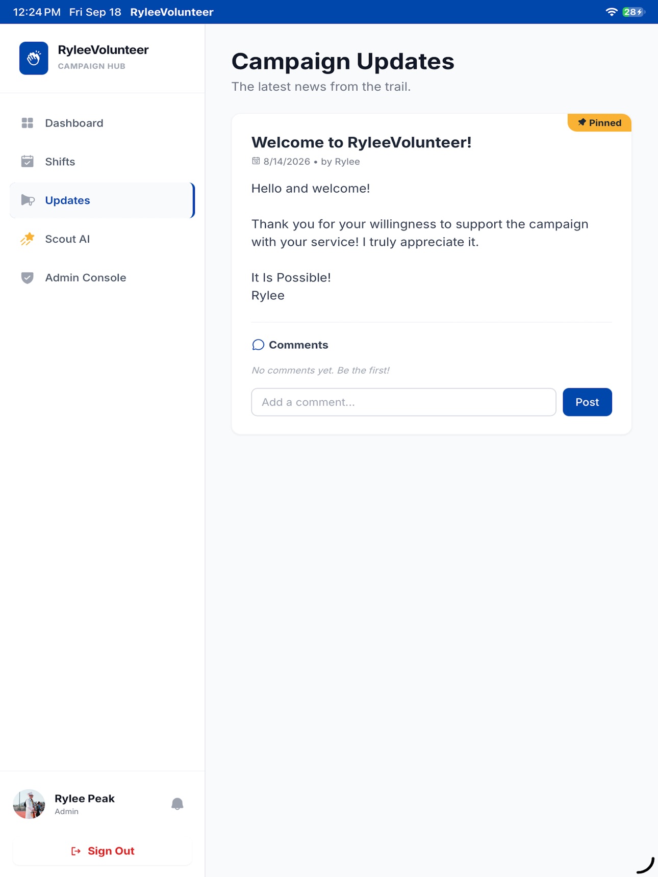 Screenshot 10 of RyleeVolunteer