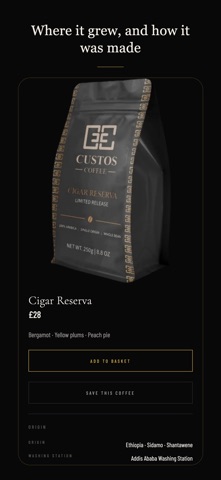 Custos Coffee Screenshot 2 of 8
