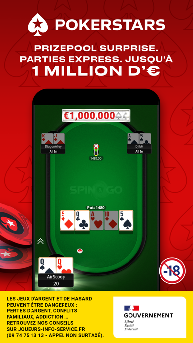 Screenshot #1 pour PokerStars Poker Pari Sportif