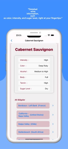 Vinology - Wine Atlas iPhone screenshot