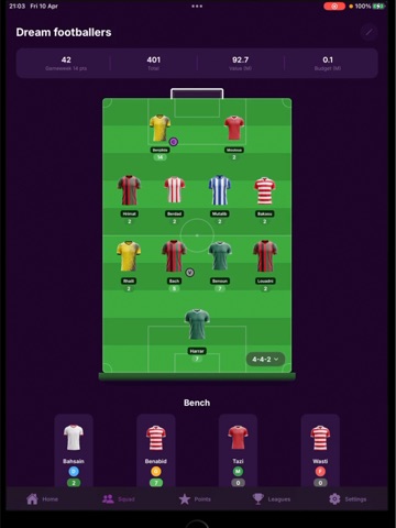 Botola Pro Fantasy iPad screenshot 1