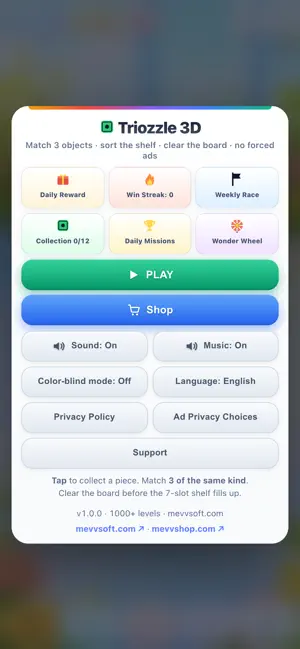 Triozzle 3D: Triple Sort screenshot 3
