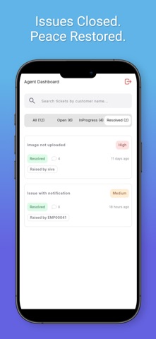 tcms assist iPhone screenshot