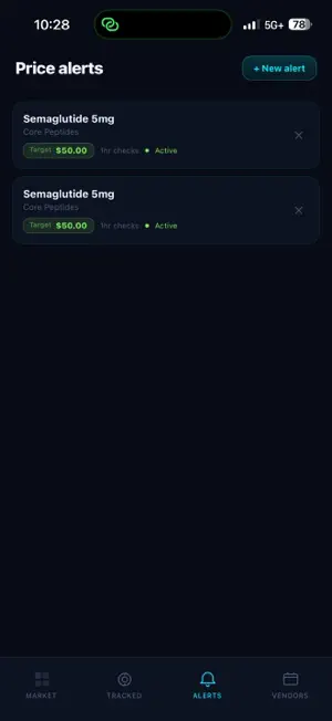 PepTrax screenshot 2