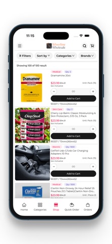 Silverline Wholesale B2B iPhone screenshot