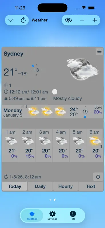 ClassicWeather HD screenshot 2 of 5