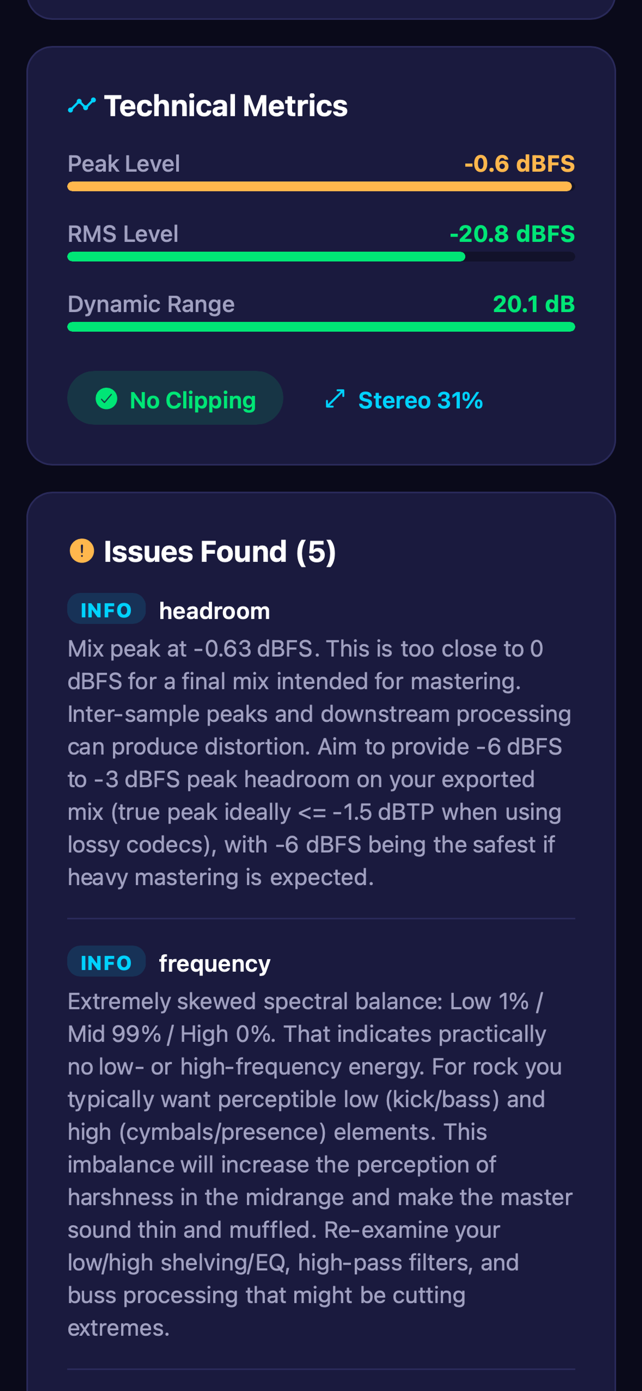iAudio-AI MixCheck