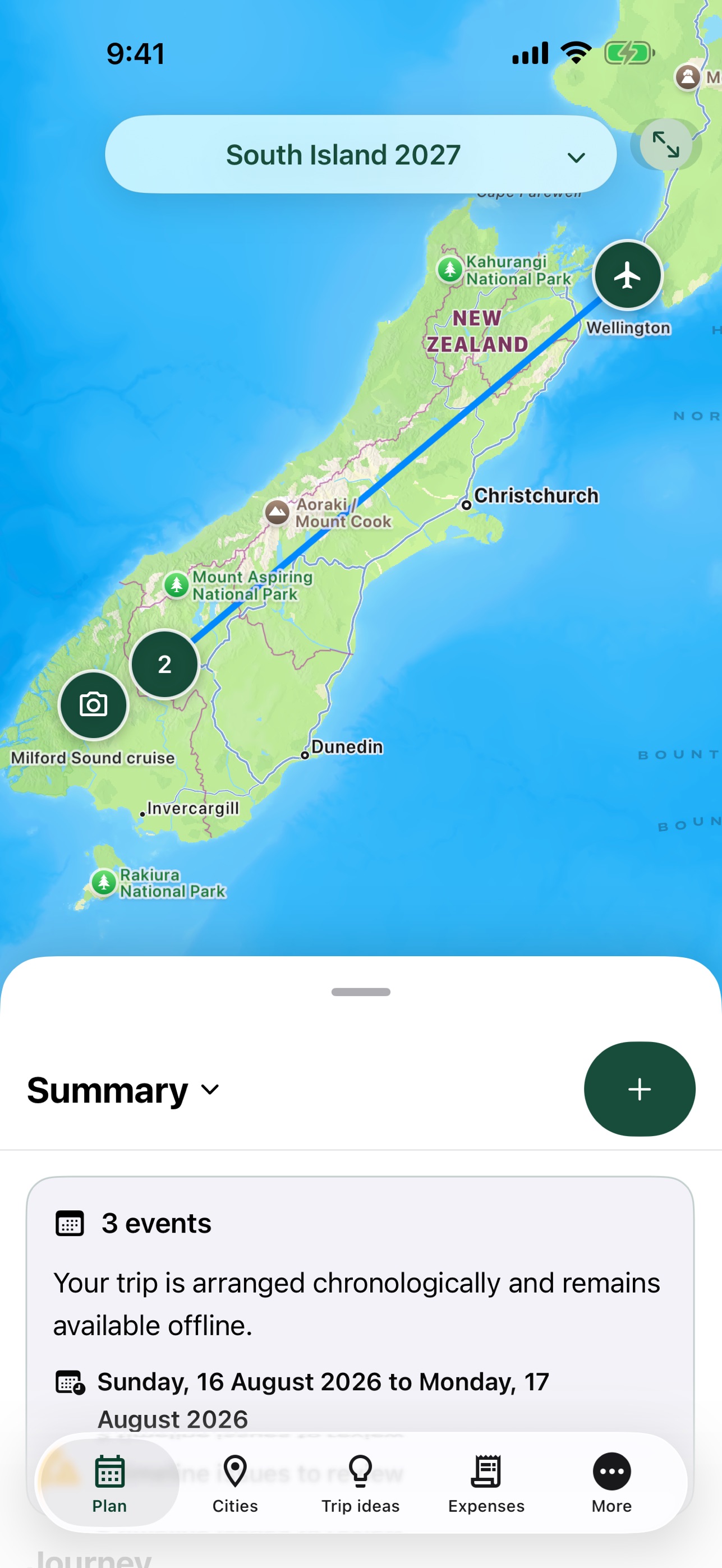 Screenshot 1 of Waypoint: Trip Planner