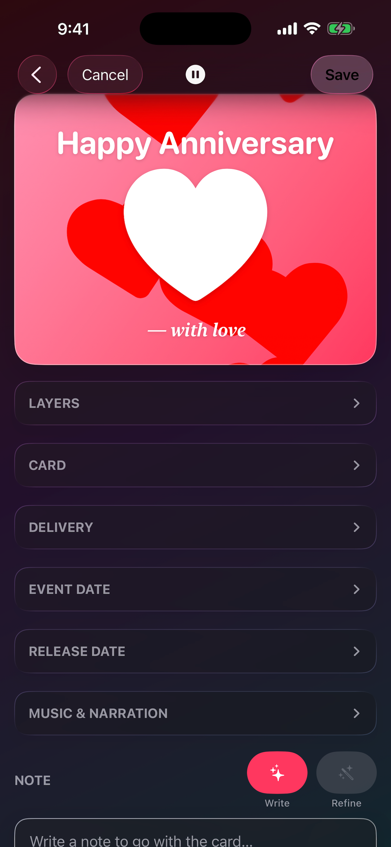 Love Notes - Family Keepsakes screenshot 3