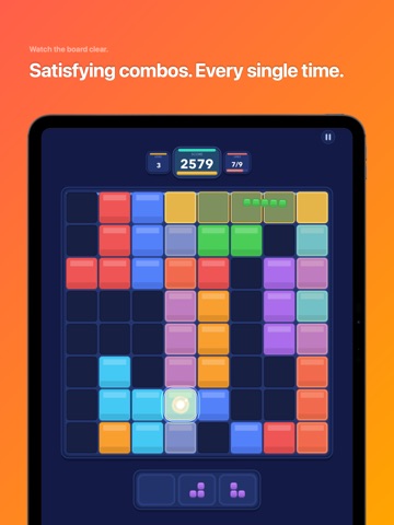Cube Burst: Block Puzzle Game iPad screenshot
