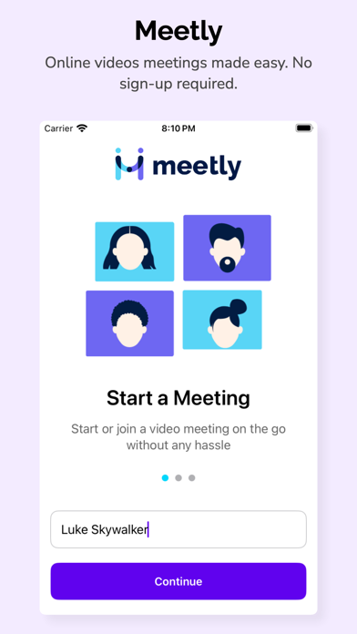 Meetly - Video Meetings Screenshot
